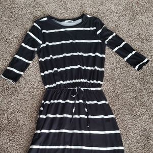 Drawstring waist  dress